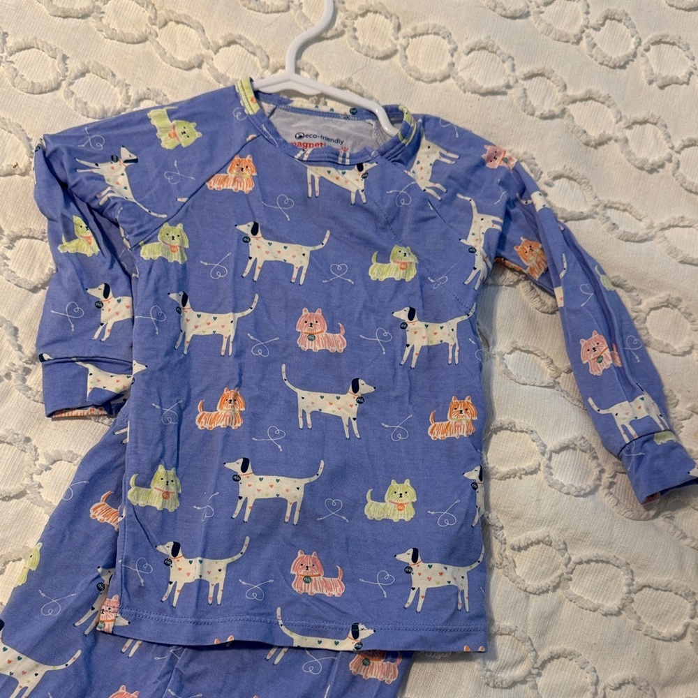 Magnetic Me Blue Pajama Set with Cute Animal Design